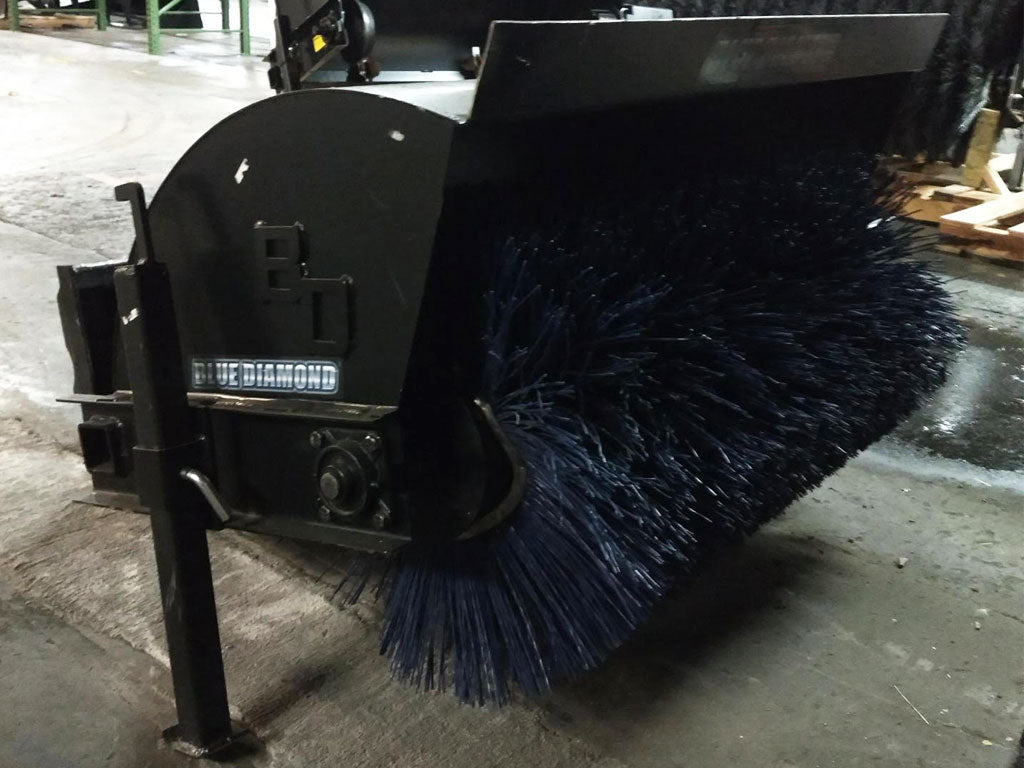 BLUE DIAMOND rotary angle broom for mini loader