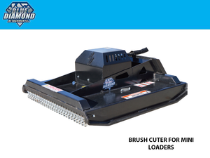 BLUE DIAMOND mini series brush cutter for mini loaders