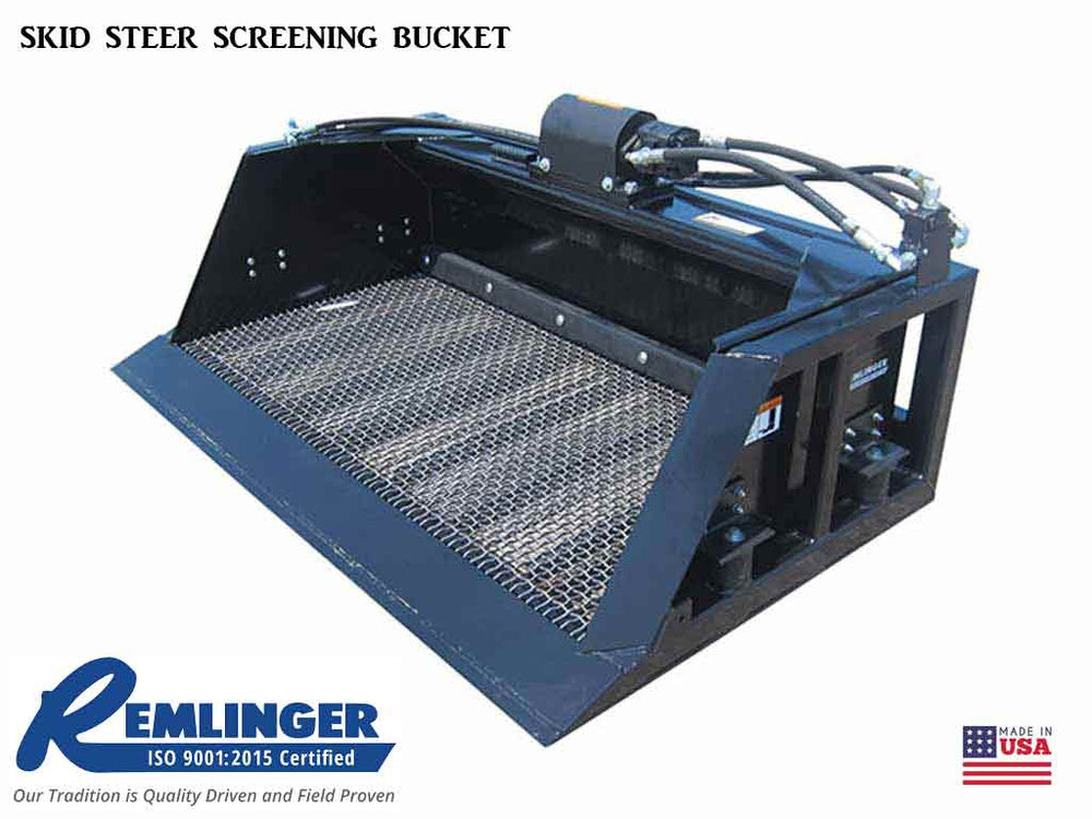 Skid Steer Screening Buckets | Loader Screener Attachments | LEC