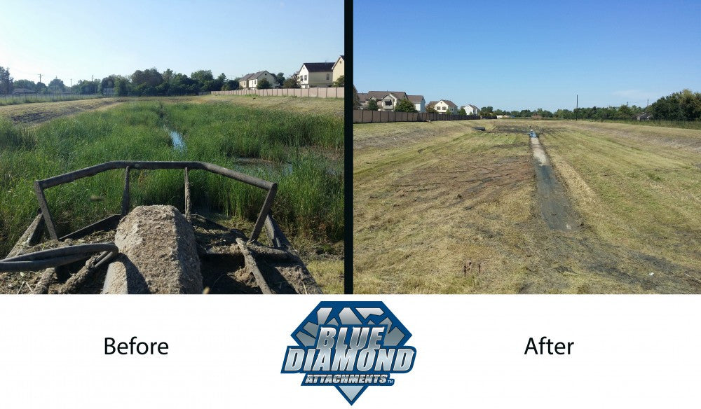 BLUE DIAMOND extreme duty series brush cutter for skid steer