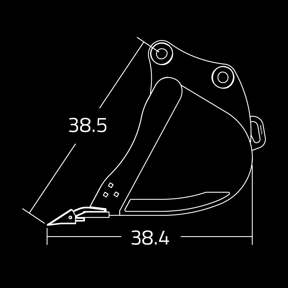 WAIN ROY Dirt Buckets for Tractor Loader Backhoes up to 16000 lbs