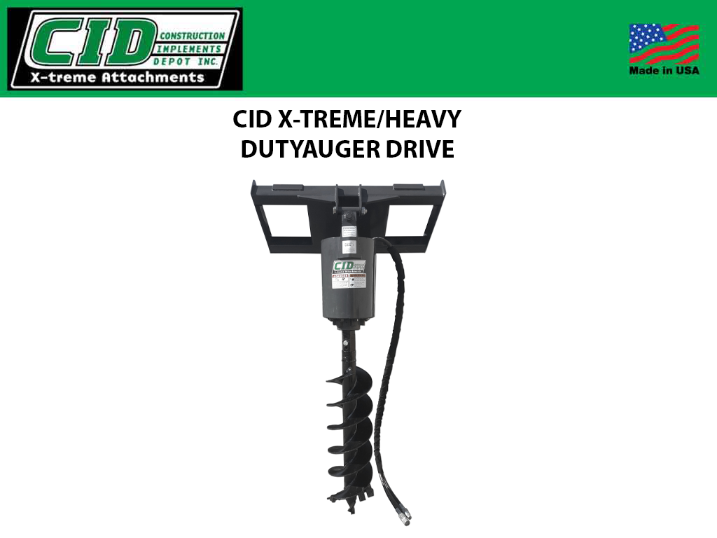 CID X-TREME / Accionamientos de barrena de servicio pesado para minicargadoras