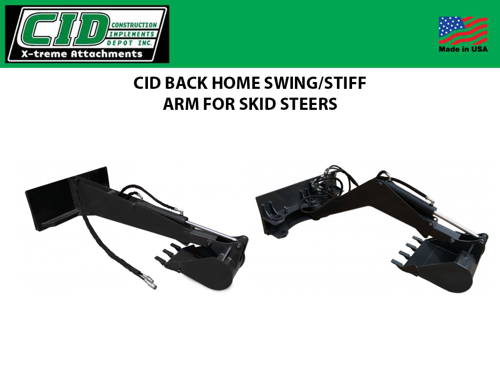 CID Backhoe Stiff Arm / Swing Arm for skid steers