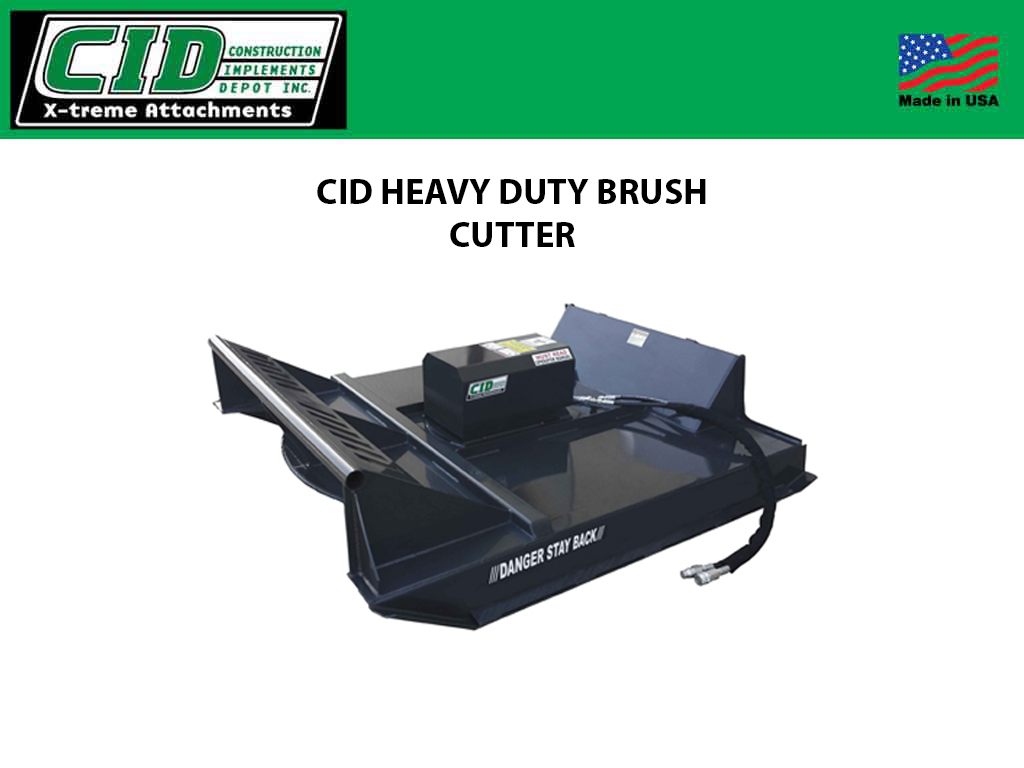 CID Heavy Duty Brush Cutter for Skid Steers