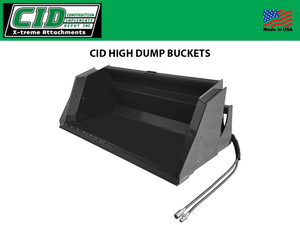 CID High Dump Buckets for Skid Steers