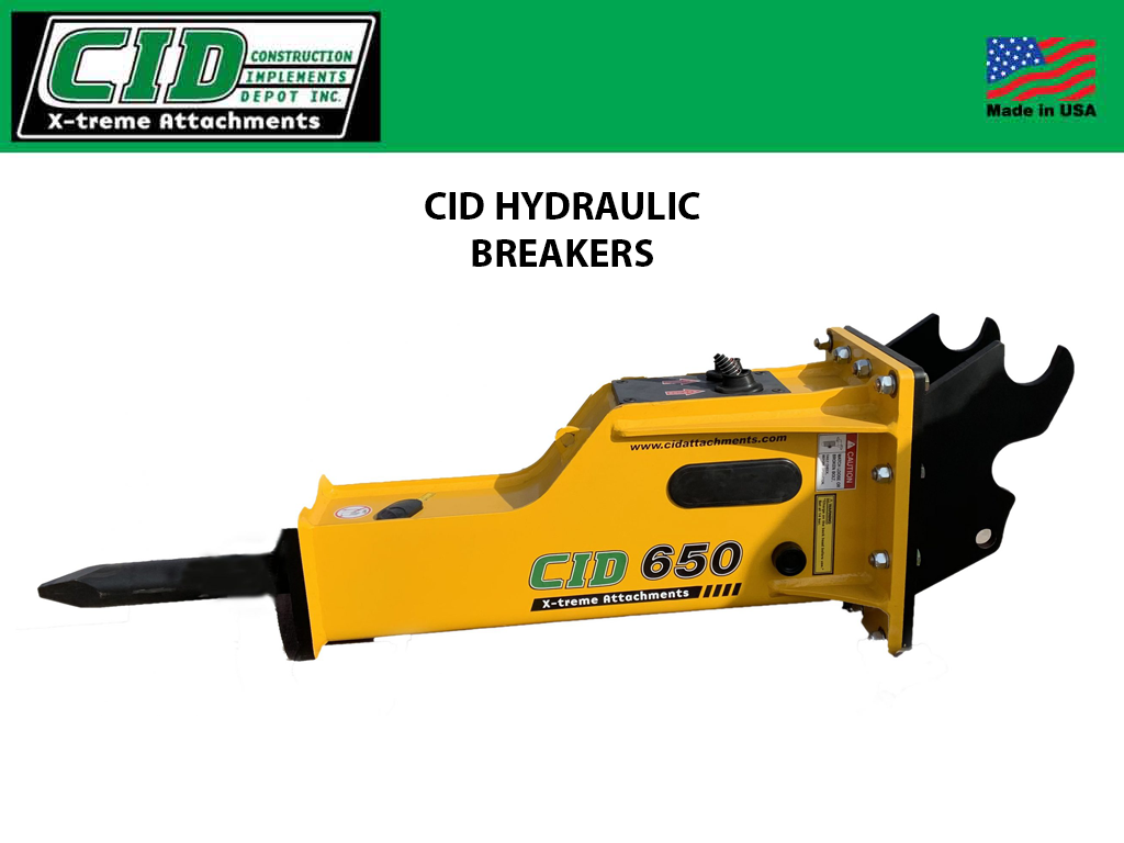CID Hydraulic Breakers for Skid Steers