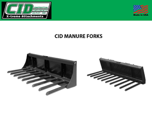 CID Manure Forks for Skid Steers
