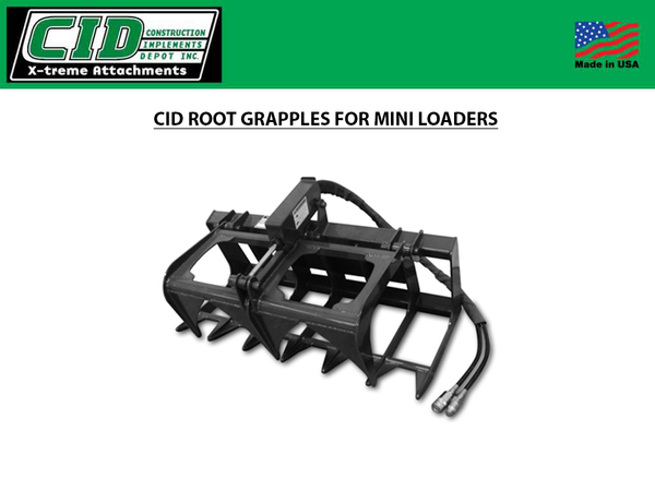 Root Grapples for Mini Loaders | Land Clearing Equipment | LEC Tagged ...