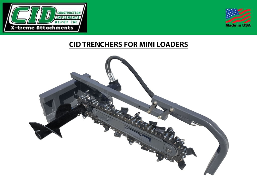 CID Trenchers for Mini Loaders