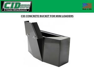 CID Concrete Buckets For Mini Loaders