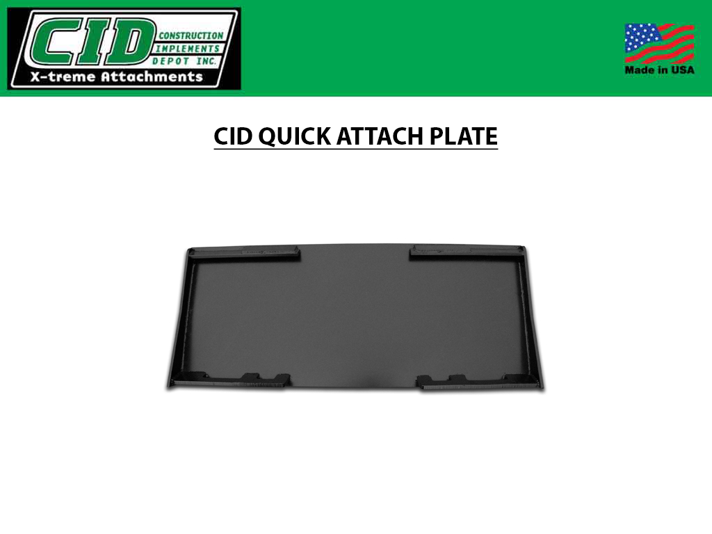 Placas de fijación rápida CID para minicargadores