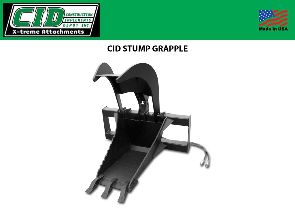 CID Stump Grapple for Skid Steers