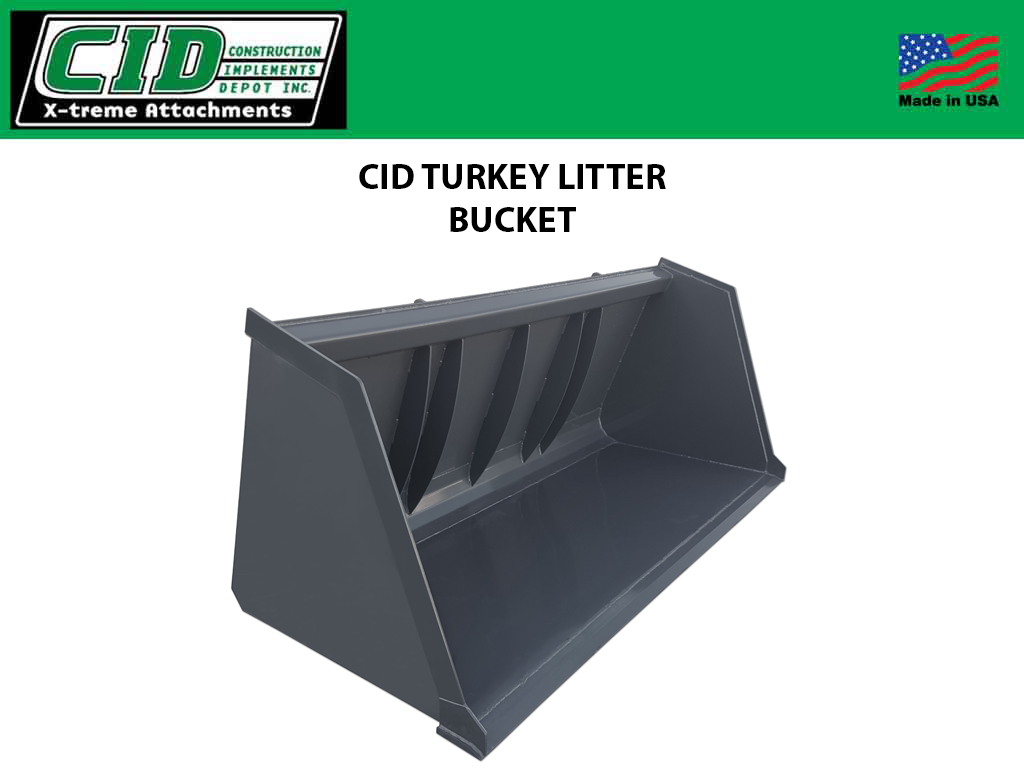 Cubos para desechos de pavos CID para minicargadores