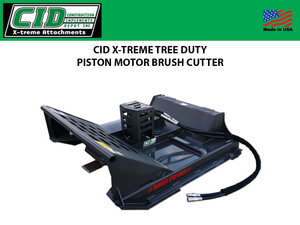 CID X-treme Duty Piston Motor Brush Cutter for Skid Steers