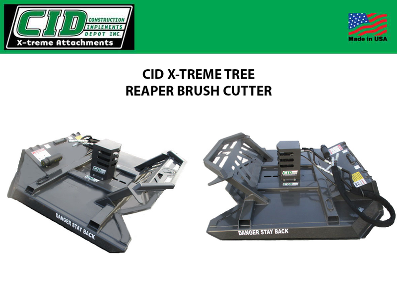 CID Tree Reaper Brush Cutter | Skid Steer Clearing Tool | LEC