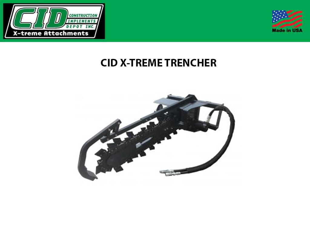 CID X-TREME Trenchers for Skid Steers