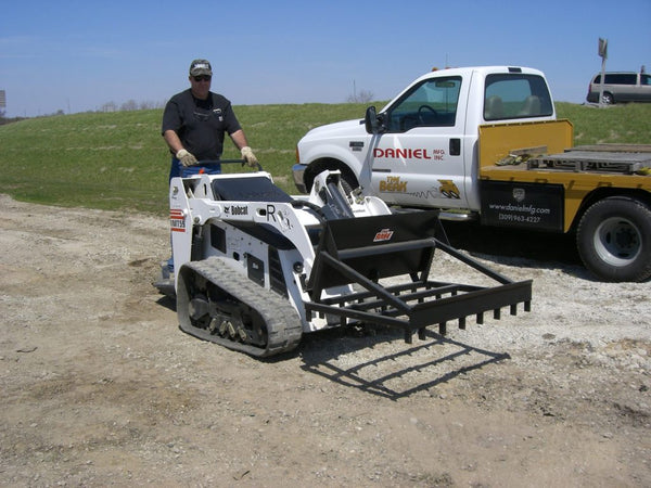 OMNI ATTACHMENTS rake for mini loader