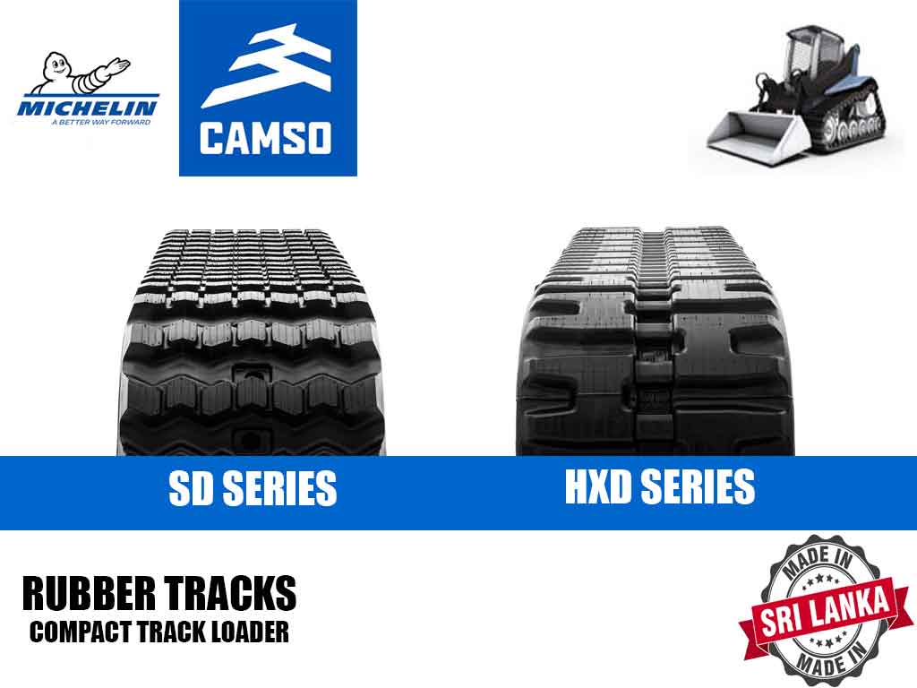 Orugas de goma MICHELIN CAMSO para CAT 279C, 279D, 289C, 289C2, 289D, 299C, 299C, 299D, 299D