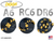 DIGGA A6, RC6 & DR6,  GENERAL PURPOSE & ROCK BITS - 9000 TO 30000 LB
