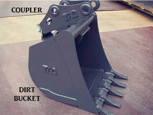 TAG 2500 - 4000 lbs  dirt style excavator buckets
