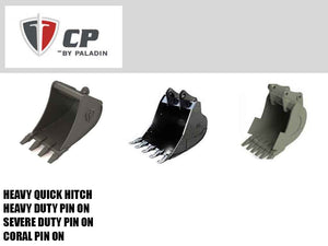PALADIN / CP dirt buckets for 13'-17" backhoe loaders