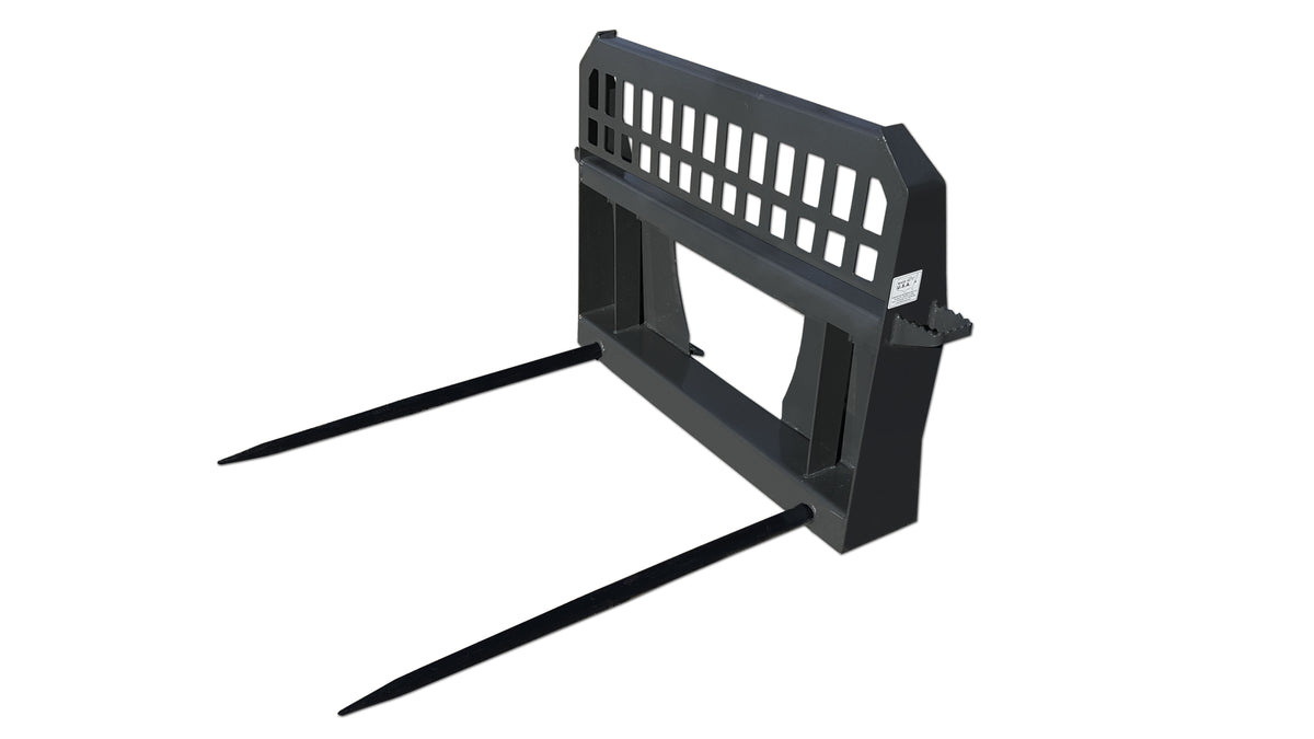 CID High Back Hay Spears for skid steer loaders