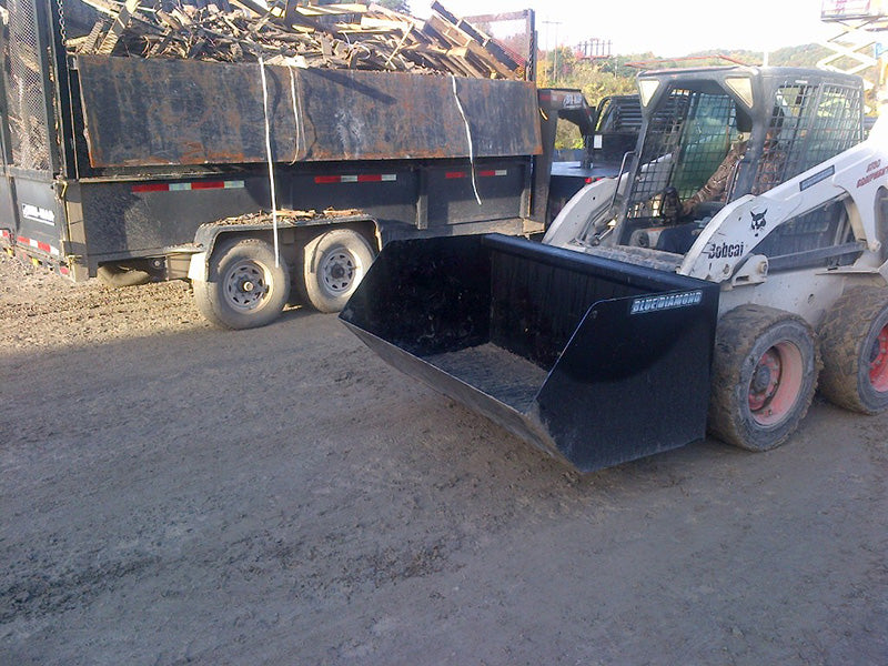 BLUE DIAMOND dumpster bucket for skid steer