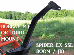 SPIDER ATTACHMENTS Boom / Jib for mini loader
