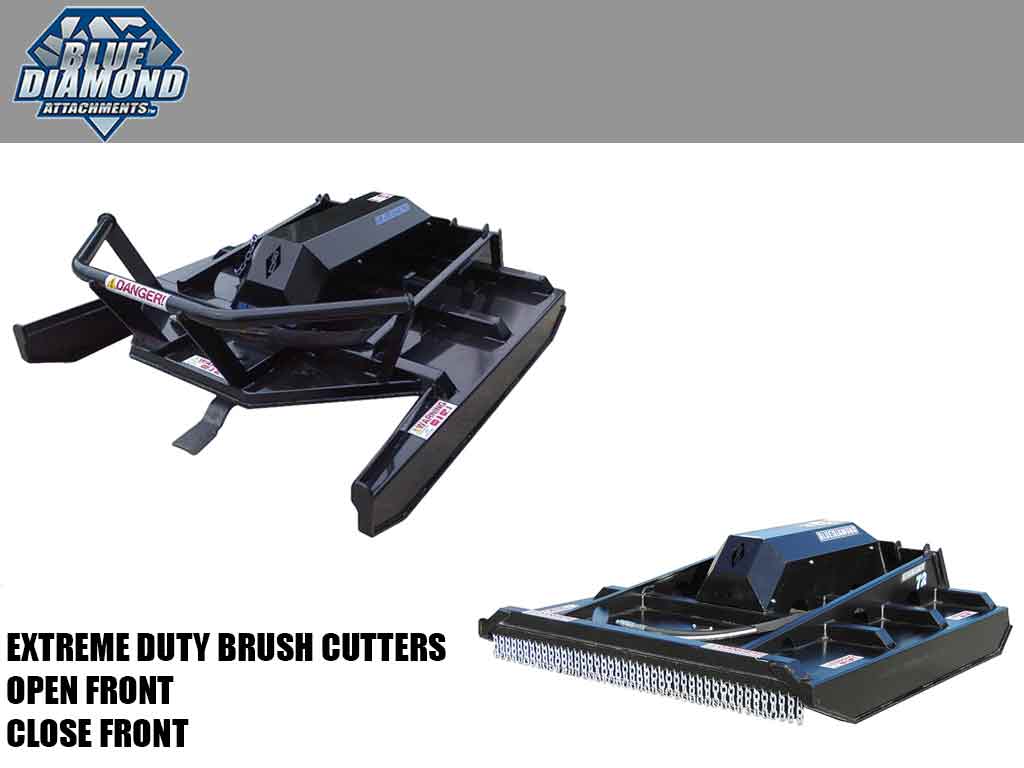 BLUE DIAMOND extreme duty series brush cutter for skid steer