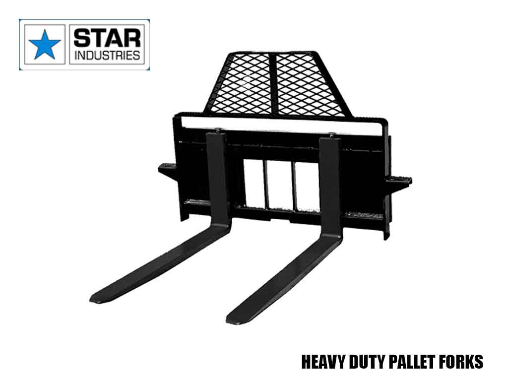 STAR pallet forks for skid steer loader