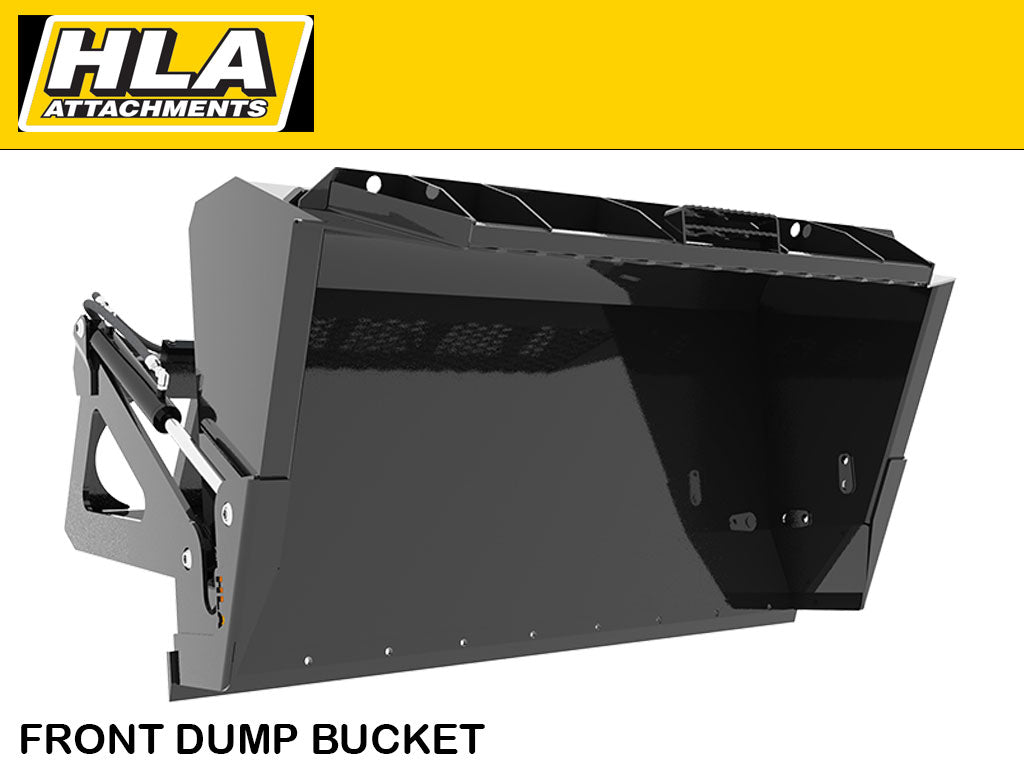 HLA high dump bucket for skid steer