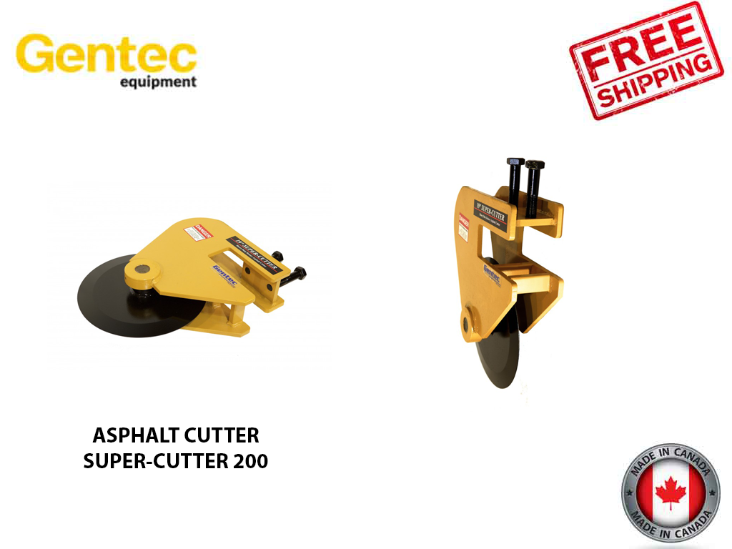 Gentec Asphalt Cutter Super-Cutter 200 - Langefels Equipment Co LLC