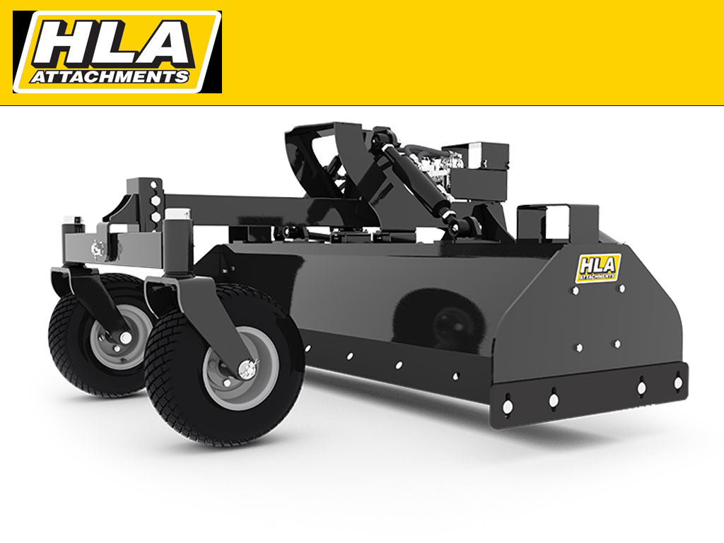 HLA grader box for skid steer