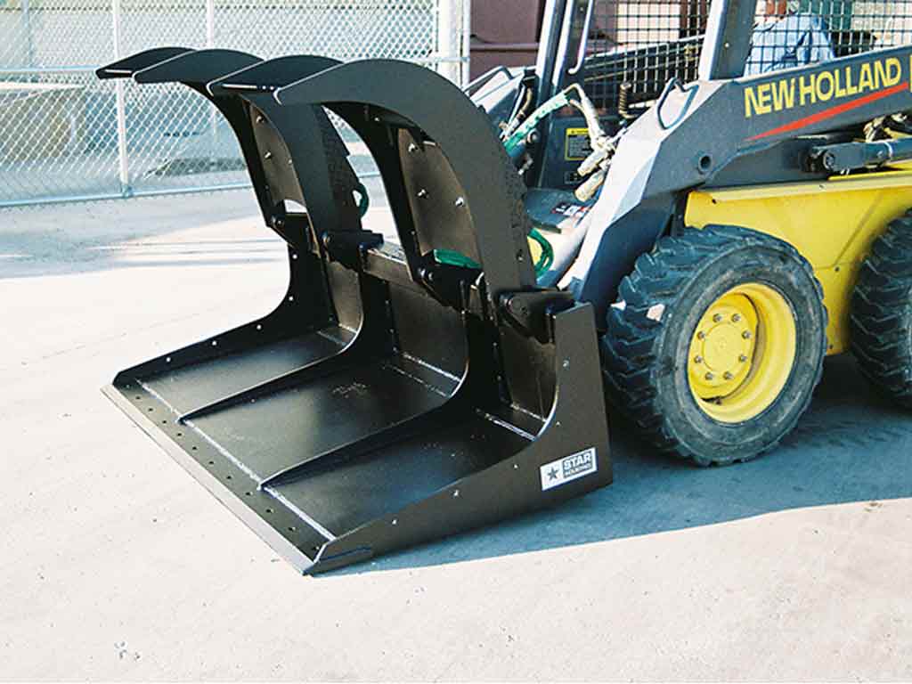 STAR Industrial Grapple Buckets for Skid Steer Loader