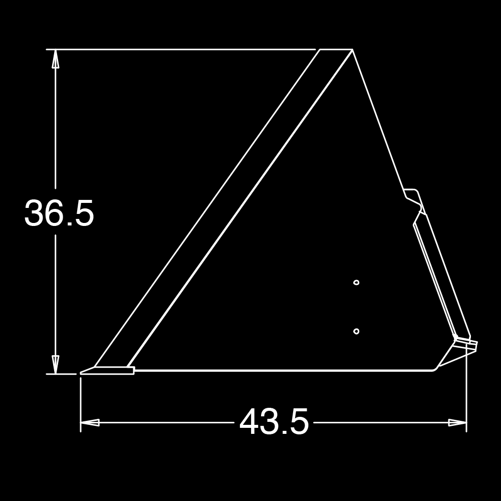WAIN ROY High Capacity Light Material Buckets for Skid Steers