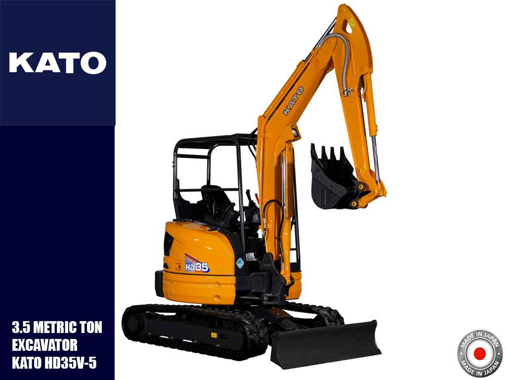 KATO HD35V-5 3.5 metric ton class excavator