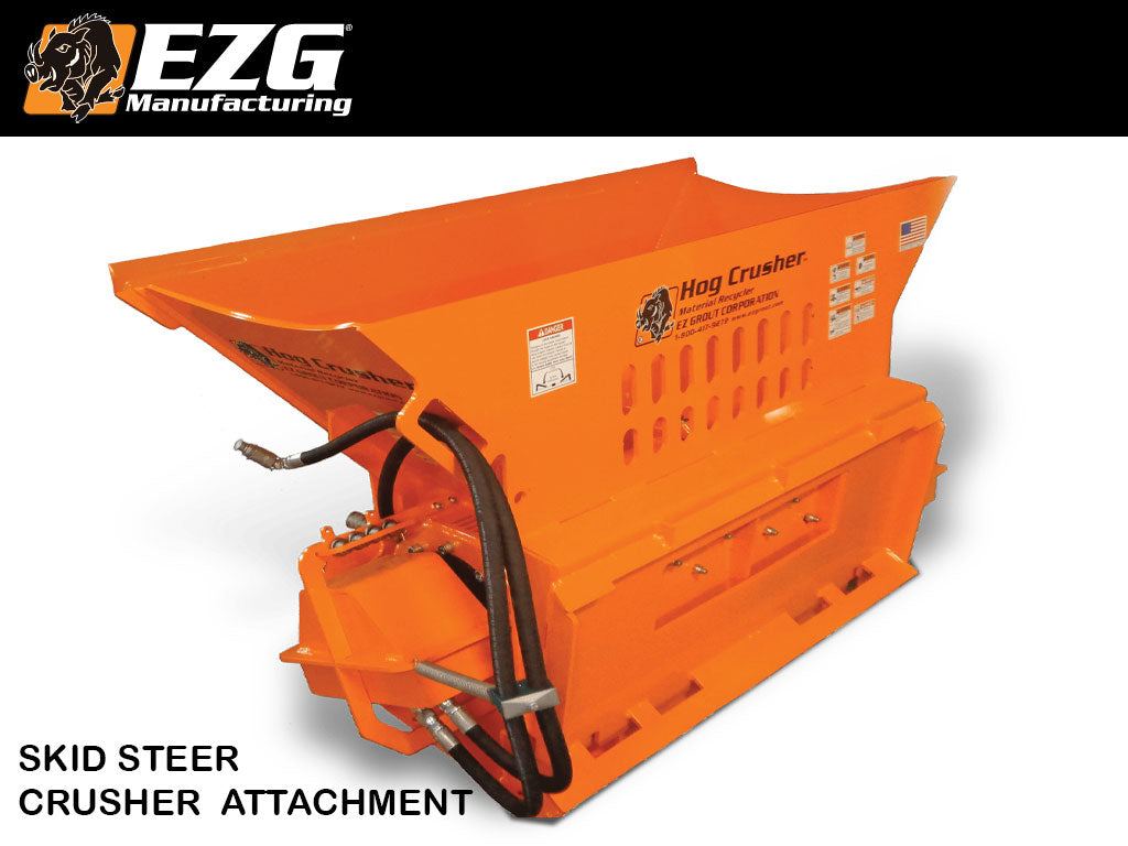 EZG crusher for skid steer