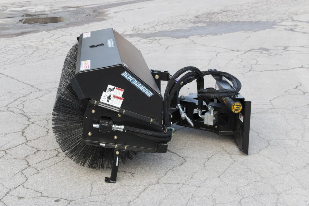 BLUE DIAMOND angle severe duty broom skid steer