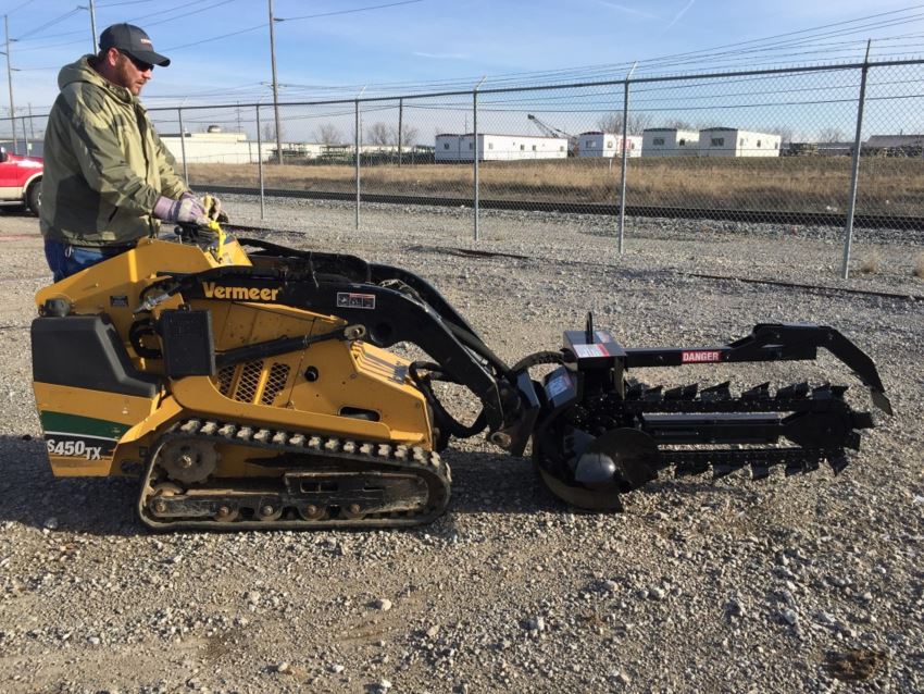 PREMIER trencher for mini loaders