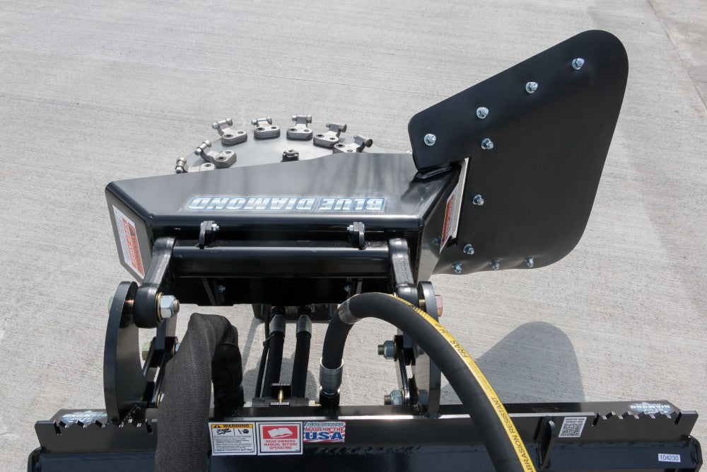 BLUE DIAMOND extreme duty stump grinder for skid steers