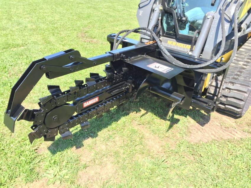 PREMIER duo tach trencher for Skid steers and mini loaders