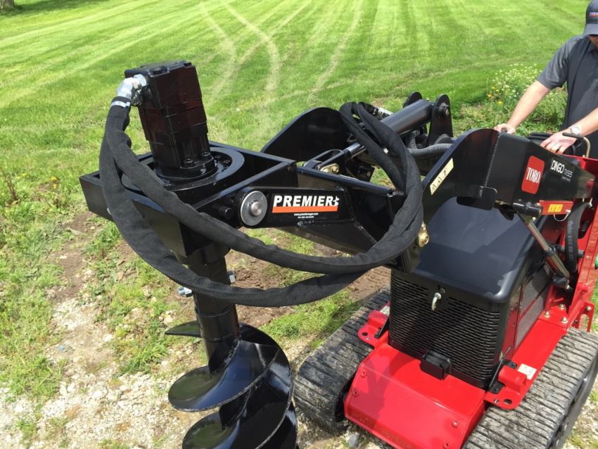 Accionamiento de sinfín PREMIER para máquinas minicargadoras