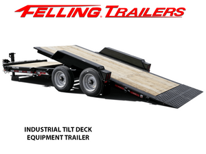 FELLING IT-I Tilt deck equipment trailers