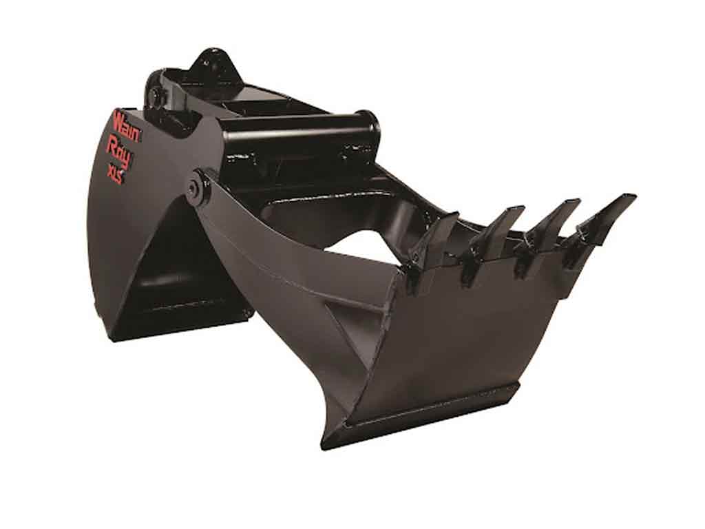WAINROY Jaw Bucket for 1/4 yard Tractor Loader Backhoes up to 16,000 lbs.