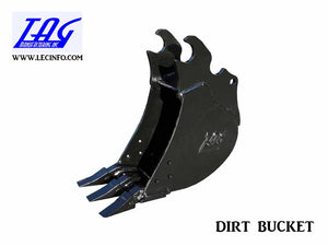 TAG 40000 - 45000 lbs dirt style excavator buckets