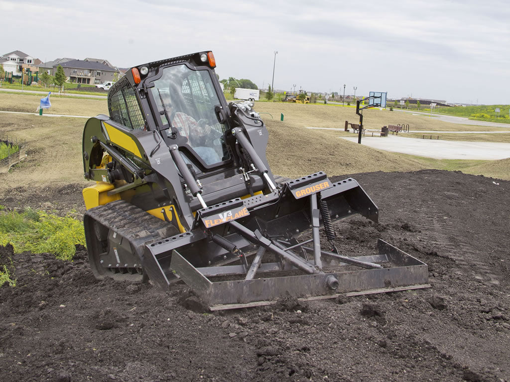 GROUSER flex plane for skid steer