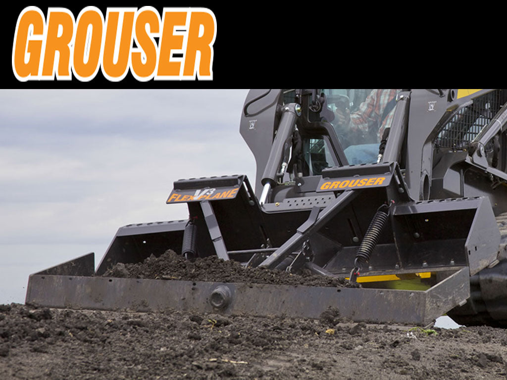 GROUSER flex plane for skid steer
