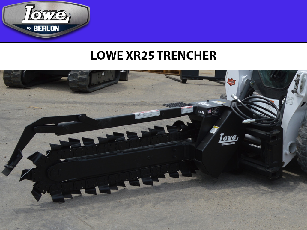 LOWE XR25 TRENCHER, (SSL)(CTL)