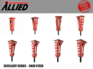 ALLIED Excellence series skid steer hydraulic hammers