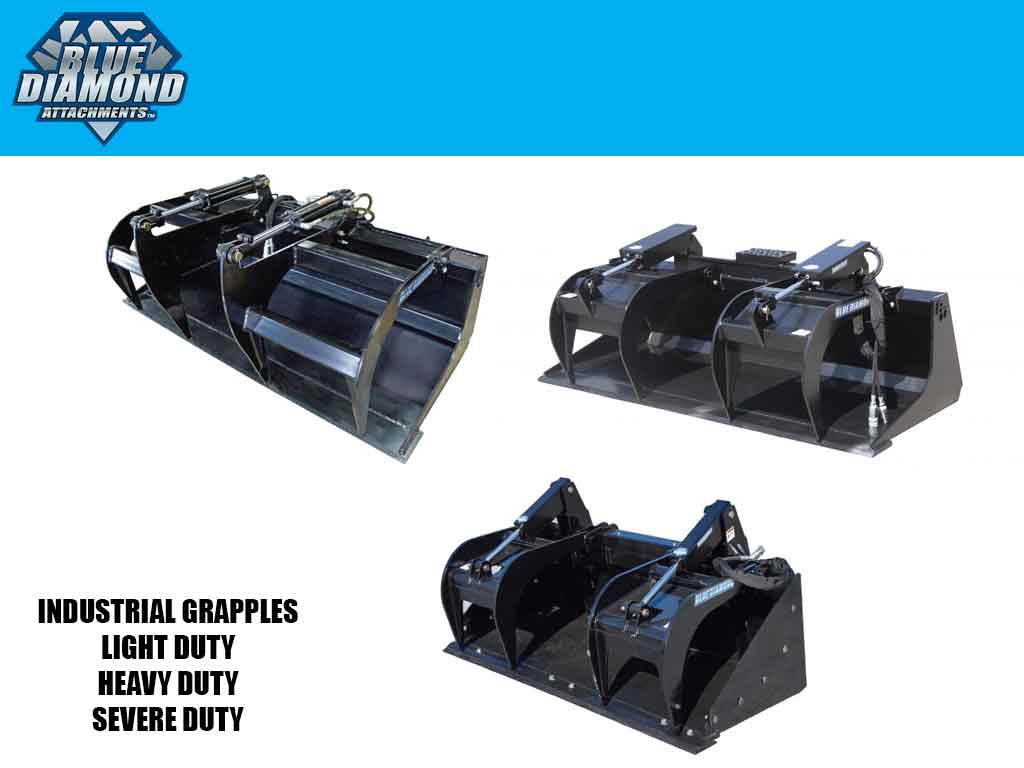 BLUE DIAMOND industrial grapple buckets